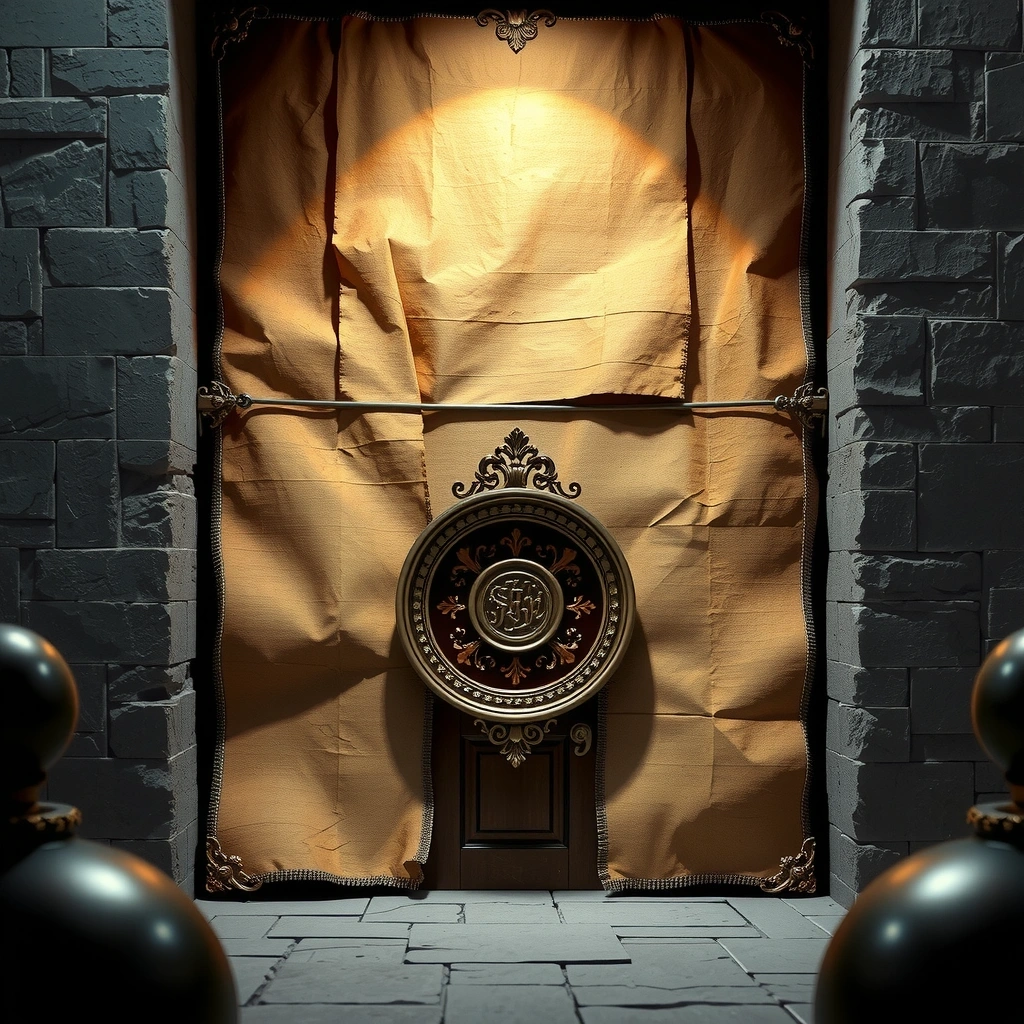 Ancient privacy parchment with seal