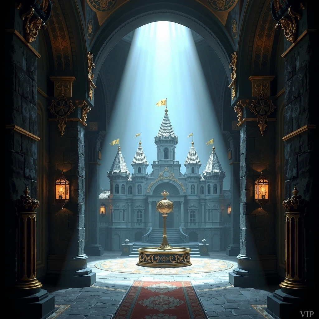 Magical castle spotlight